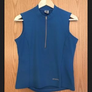 Patagonia Cycling Jersey  Medium Blue